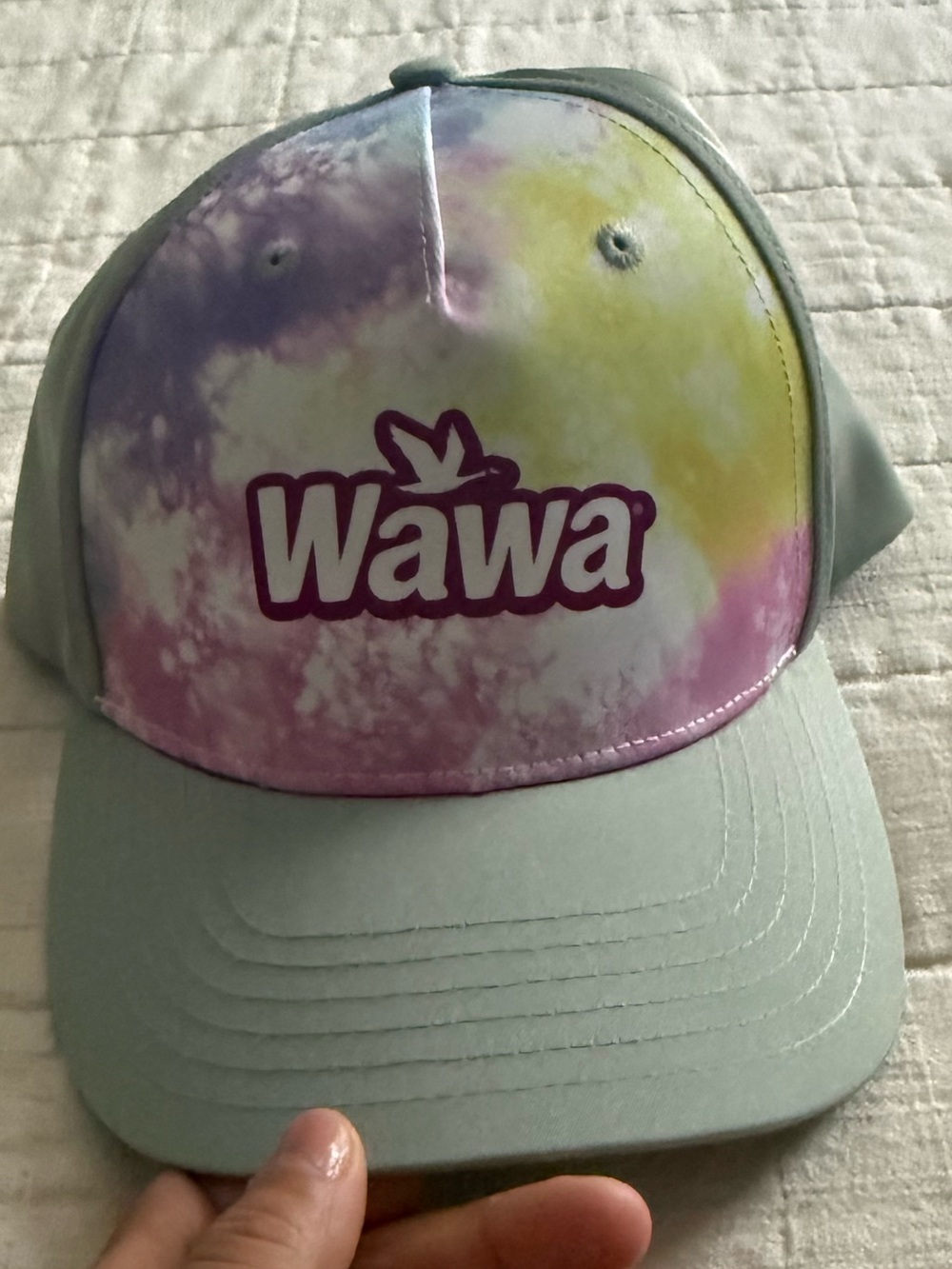 Wawa Tie-Dye Logo Trucker Hat - Pastel Multi